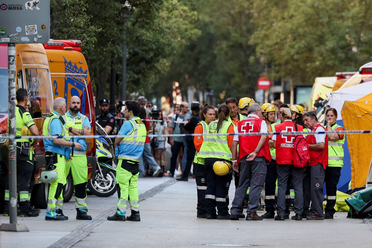 Κατάρρευση πολυκατοικίας στη Μαδρίτη
