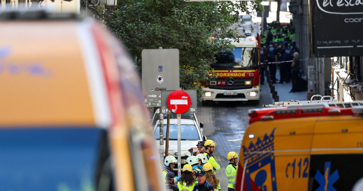 Madrid: 4 dead from the collapse of building – “We saw the first floor collapse on us” says worker