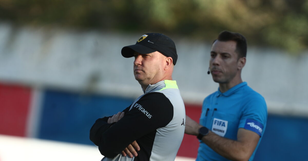 Marko Nikolic after the “double” of AEK: “We deserved the victory, the pitch and the darkness did not help”