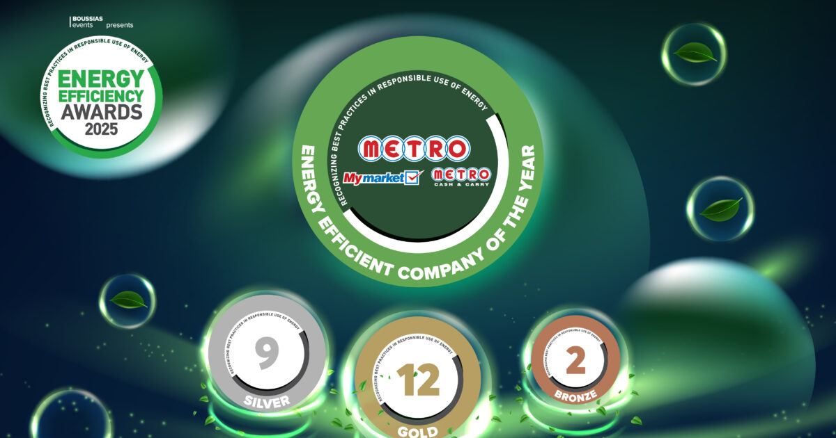 Η METRO Energy Efficient Company of the Year