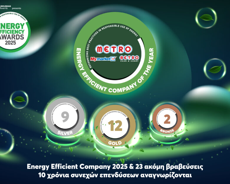 Η METRO Energy Efficient Company of the Year