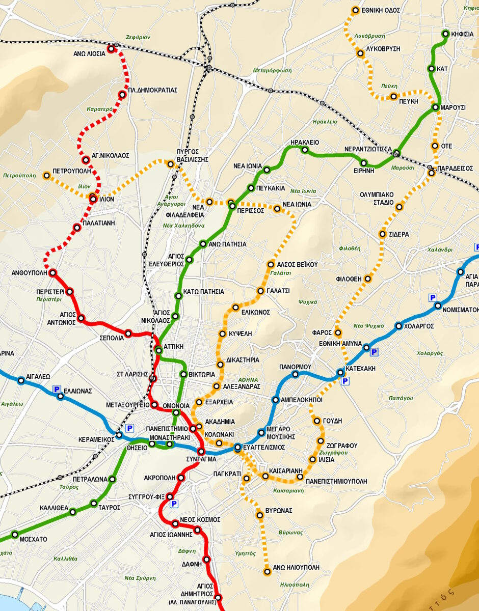metro line