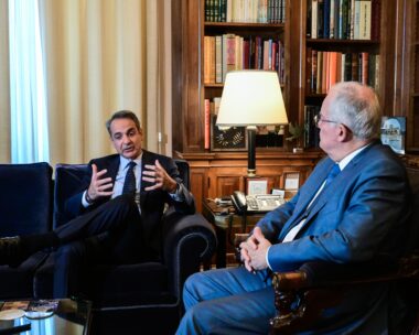 Κυριάκος Μητσοτάκης Κωνσταντίνος Τασούλας