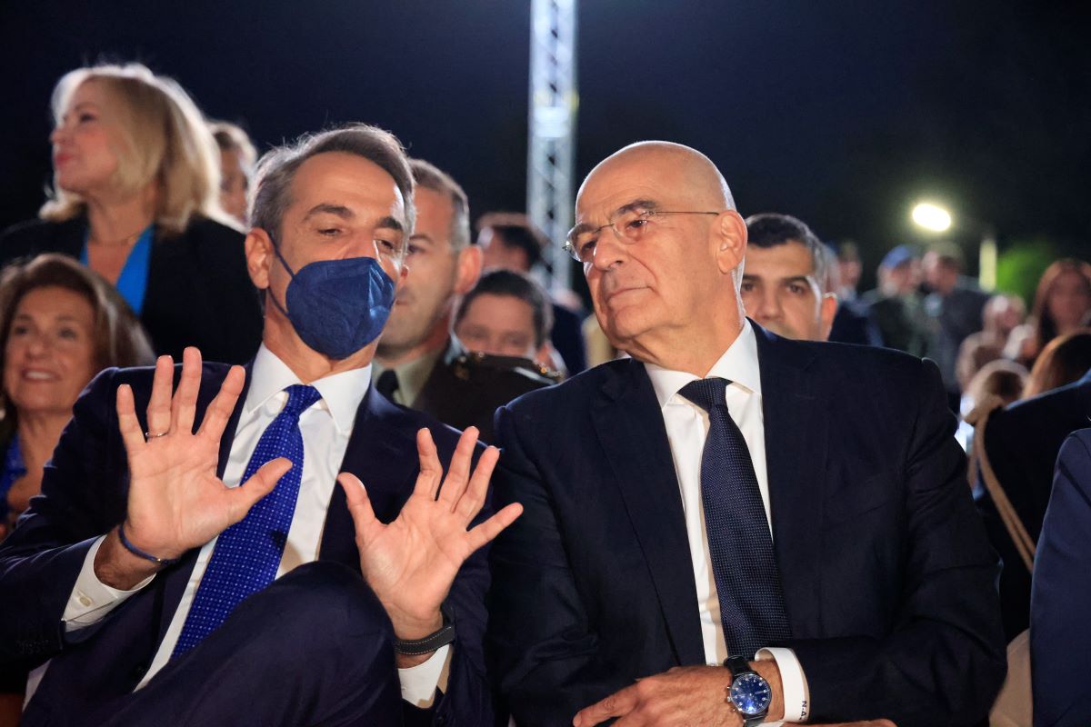 Κυριάκος Μητσοτάκης και Νίκος Δένδιας