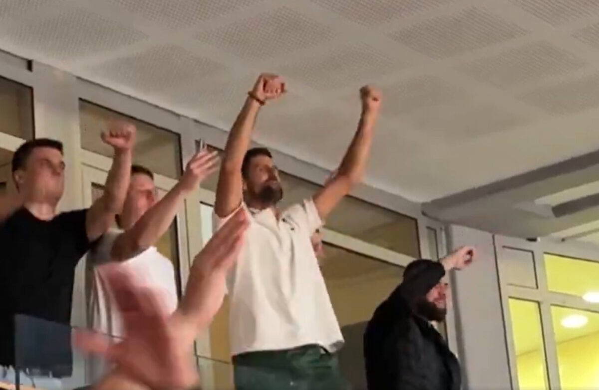 Ο Νόβακ Τζόκοβιτς τραγούδησε σύνθημα του Ολυμπιακού στο Ερυθρός Αστέρας – Μπασκόνια