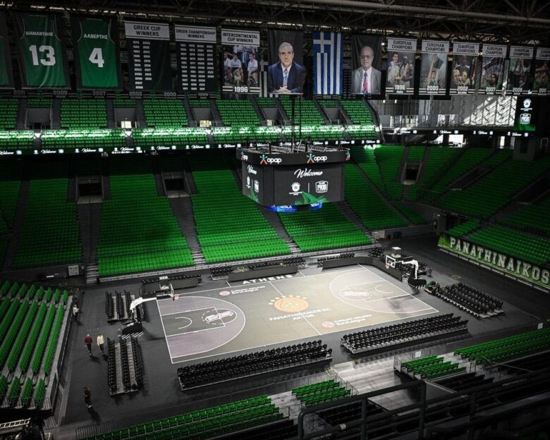 Η μεταμόρφωση του Telekom Center σε εντυπωσιακό γήπεδο τένις