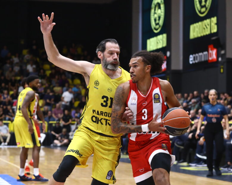 Μαρούσι – Ολυμπιακός 81-100: Σαρωτικό ξεκίνημα για τους Πειραιώτες στο ελληνικό πρωτάθλημα
