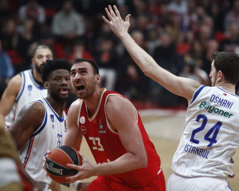 Ολυμπιακός – Αναντολού Εφές live για τη Euroleague
