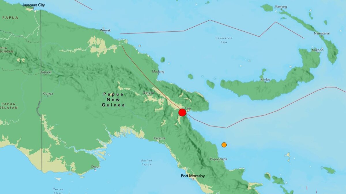 Ισχυρός σεισμός 6,8 Ρίχτερ στην Παπούα Νέα Γουινέα