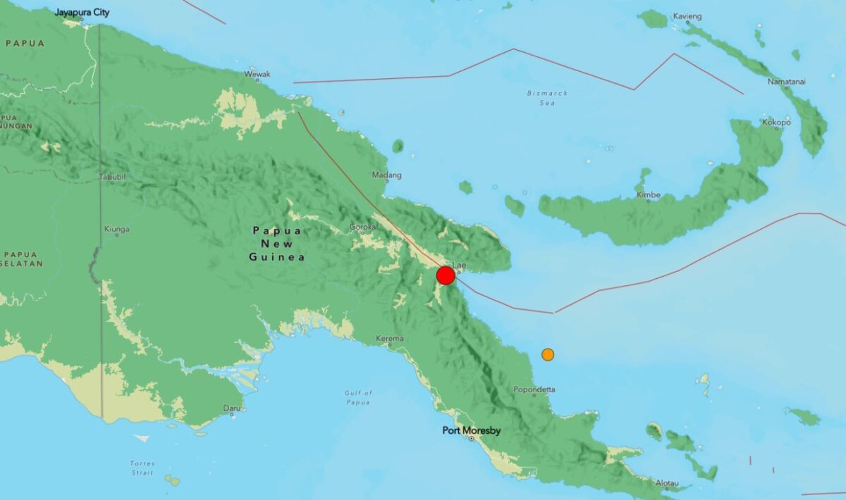 Ισχυρός σεισμός 6,8 Ρίχτερ στην Παπούα Νέα Γουινέα