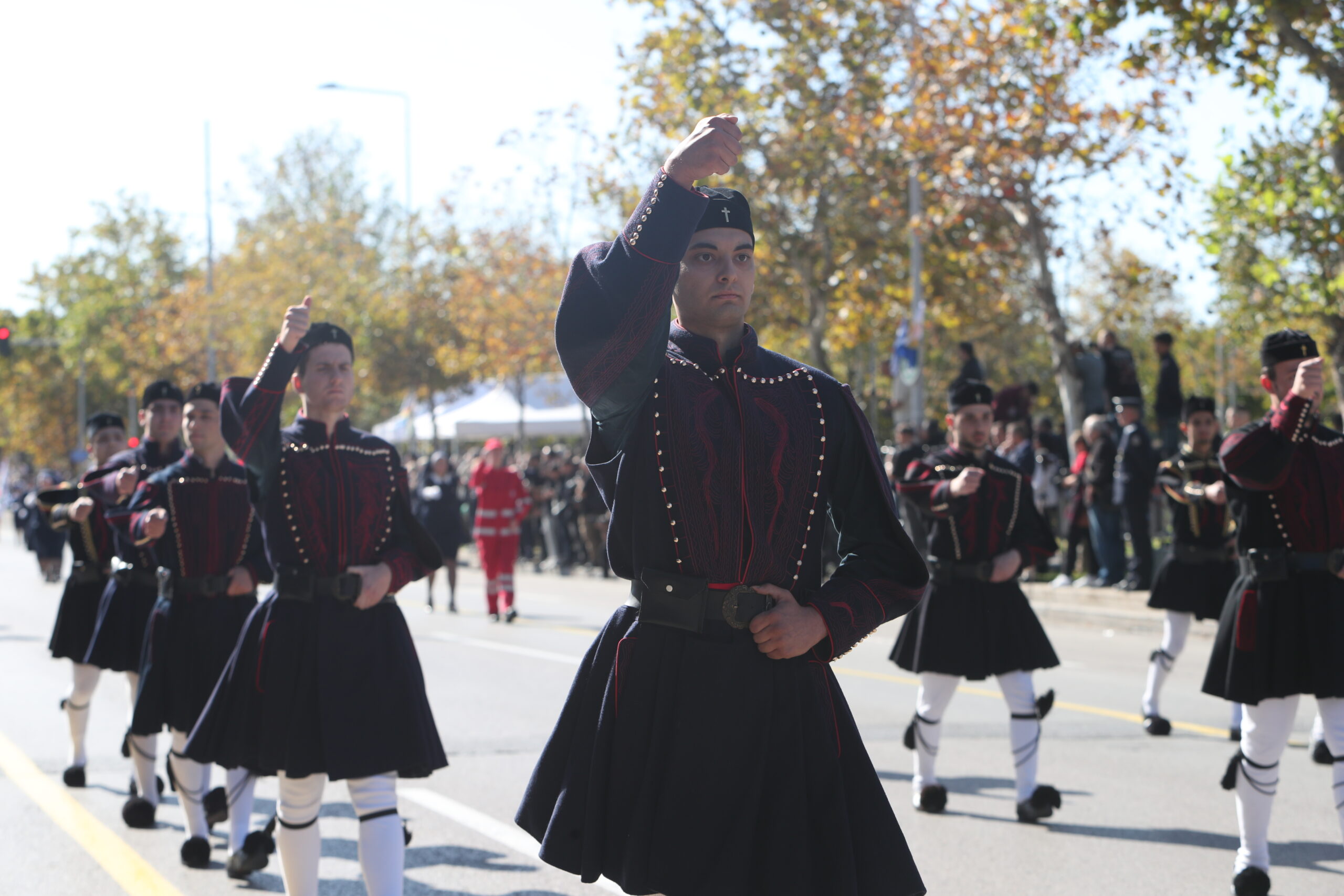 Στρατιωτική παρέλαση στην Θεσσαλονίκη για την Εθνική Επέτειο της 28ης Οκτωβρίου 1940, Τρίτη 28 Οκτωβρίου 2025. (ΒΑΣΙΛΗΣ ΒΕΡΒΕΡΙΔΗΣ/ΜΟΤΙΟΝΤΕΑΜ)