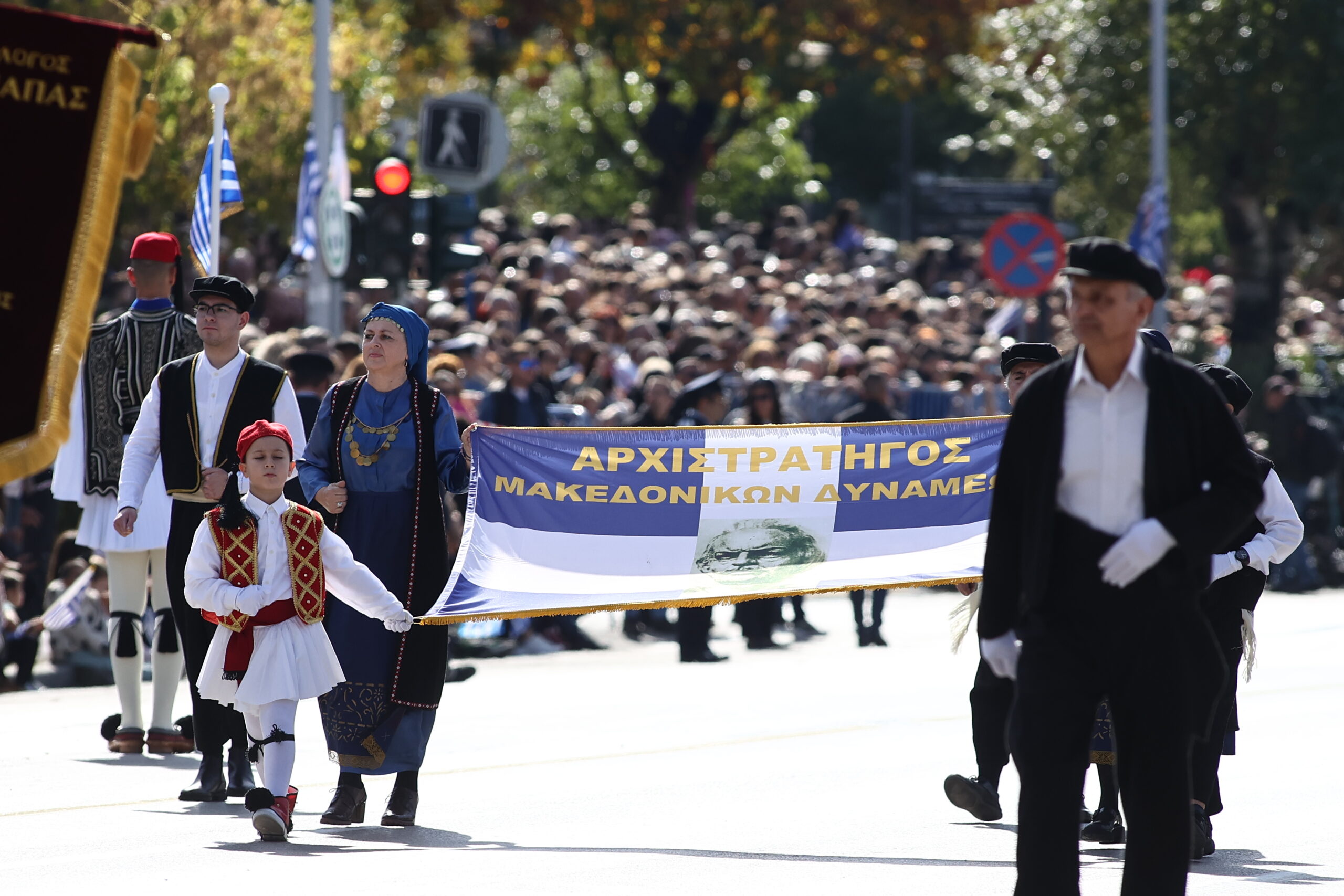 Στρατιωτική παρέλαση στην Θεσσαλονίκη για την Εθνική Επέτειο της 28ης Οκτωβρίου 1940, Τρίτη 28 Οκτωβρίου 2025. (ΡΑΦΑΗΛ ΓΕΩΡΓΙΑΔΗΣ/EUROKINISSI)
