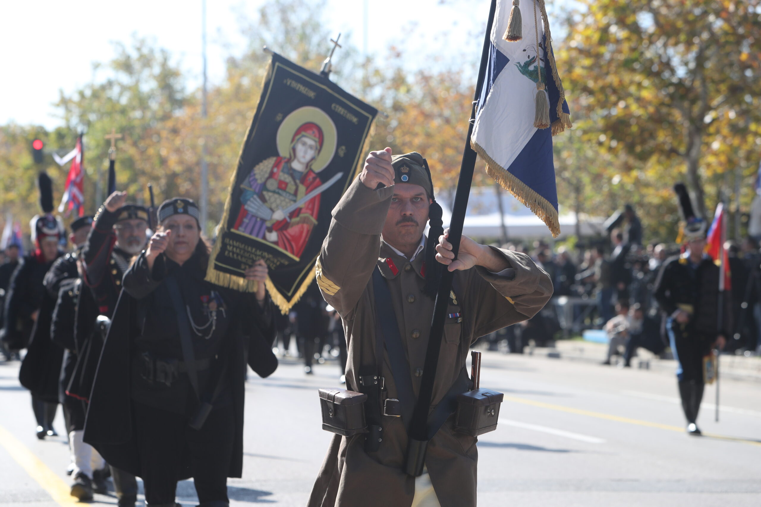 Στρατιωτική παρέλαση στην Θεσσαλονίκη για την Εθνική Επέτειο της 28ης Οκτωβρίου 1940, Τρίτη 28 Οκτωβρίου 2025. (ΒΑΣΙΛΗΣ ΒΕΡΒΕΡΙΔΗΣ/ΜΟΤΙΟΝΤΕΑΜ)