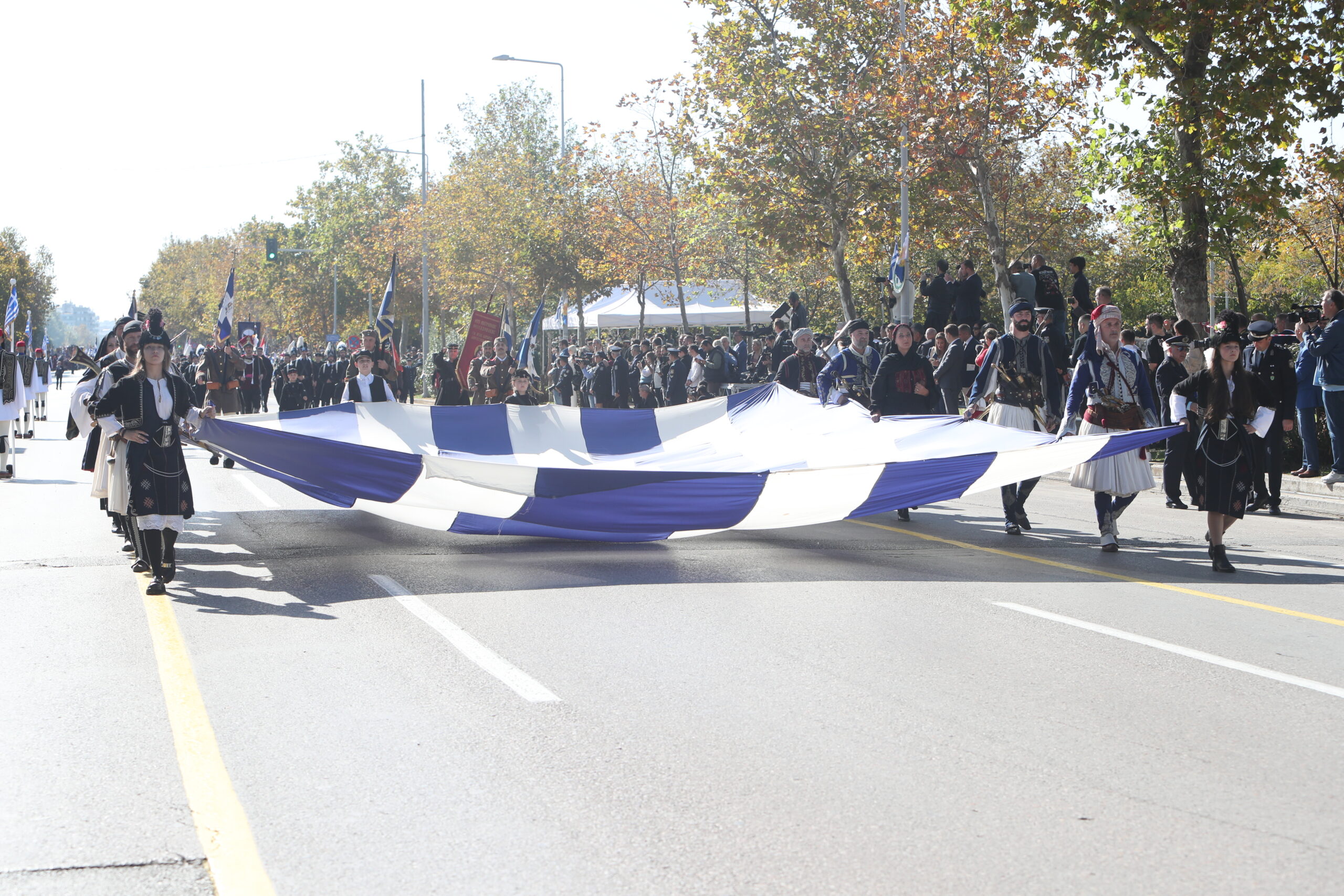 Στρατιωτική παρέλαση στην Θεσσαλονίκη για την Εθνική Επέτειο της 28ης Οκτωβρίου 1940, Τρίτη 28 Οκτωβρίου 2025. (ΒΑΣΙΛΗΣ ΒΕΡΒΕΡΙΔΗΣ/ΜΟΤΙΟΝΤΕΑΜ)