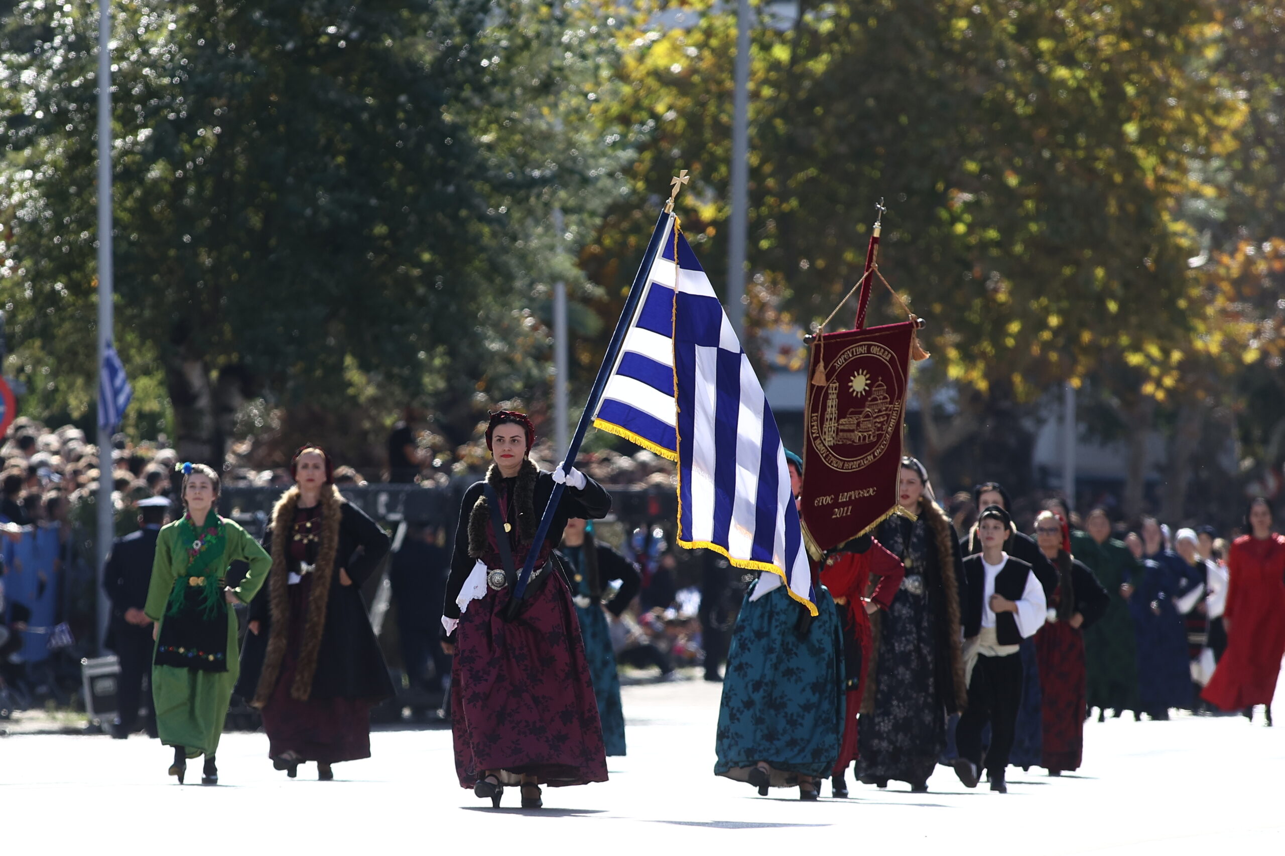 Στρατιωτική παρέλαση στην Θεσσαλονίκη για την Εθνική Επέτειο της 28ης Οκτωβρίου 1940, Τρίτη 28 Οκτωβρίου 2025. (ΡΑΦΑΗΛ ΓΕΩΡΓΙΑΔΗΣ/EUROKINISSI)