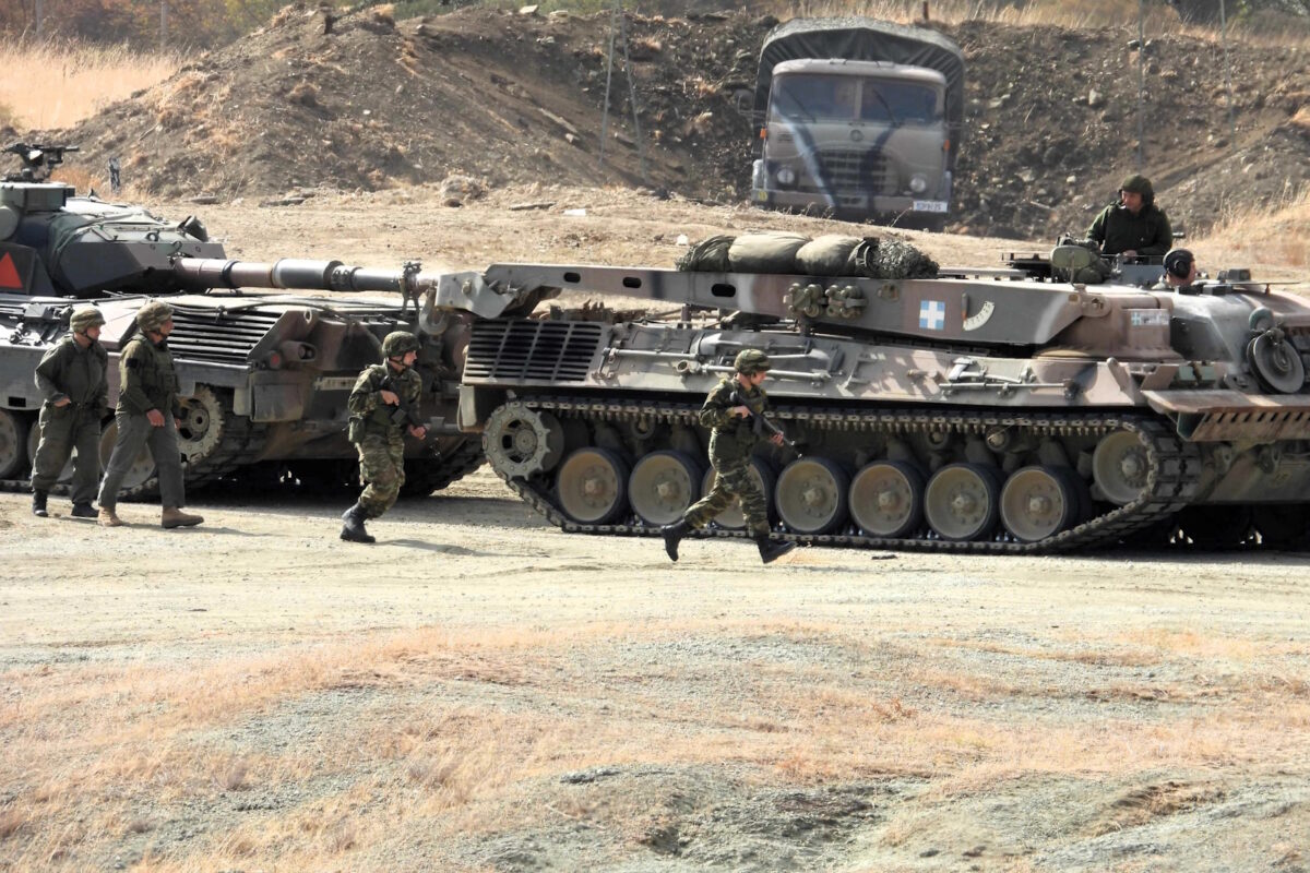 Infantry in motion