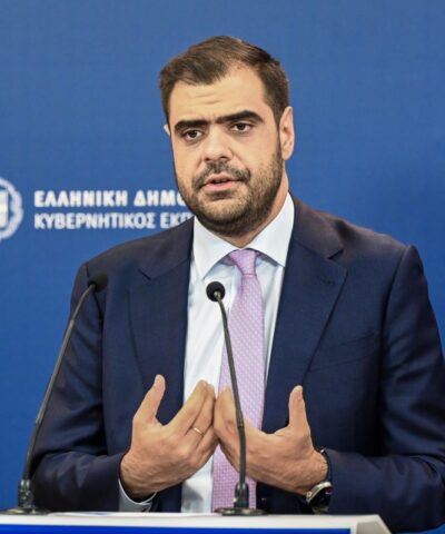 Ο κυβερνητικός εκπρόσωπος Παύλος Μαρινάκης
