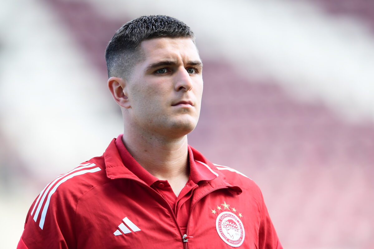 Ο Λορέντζο Πιρόλα σε αγώνα του Ολυμπιακού (ΓΙΩΡΓΟΣ ΜΑΤΘΑΙΟΣ