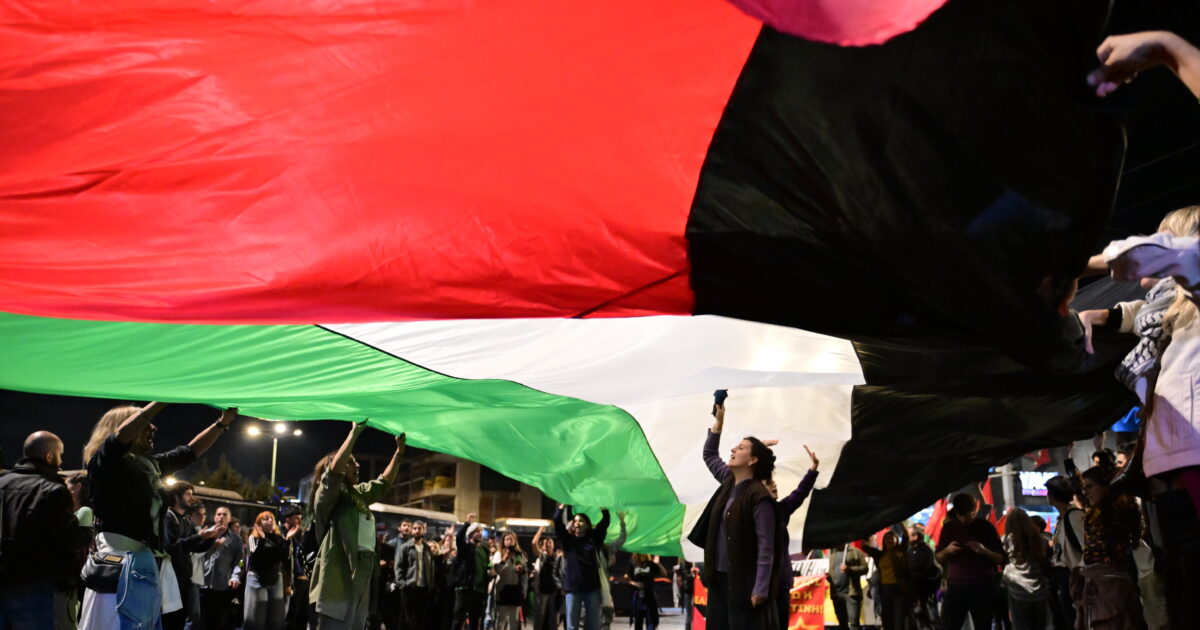 The descent of Kifissia is closed due to a march for Gaza – traffic chaos in downtown Athens