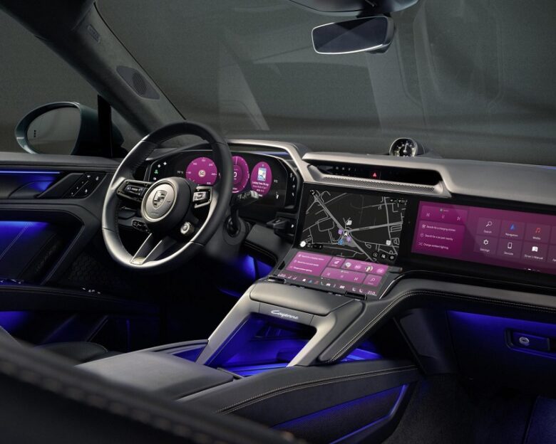 Porsche: Η Cayenne Electric παρουσιάζει το εσωτερικό της Porsche του μέλλοντος