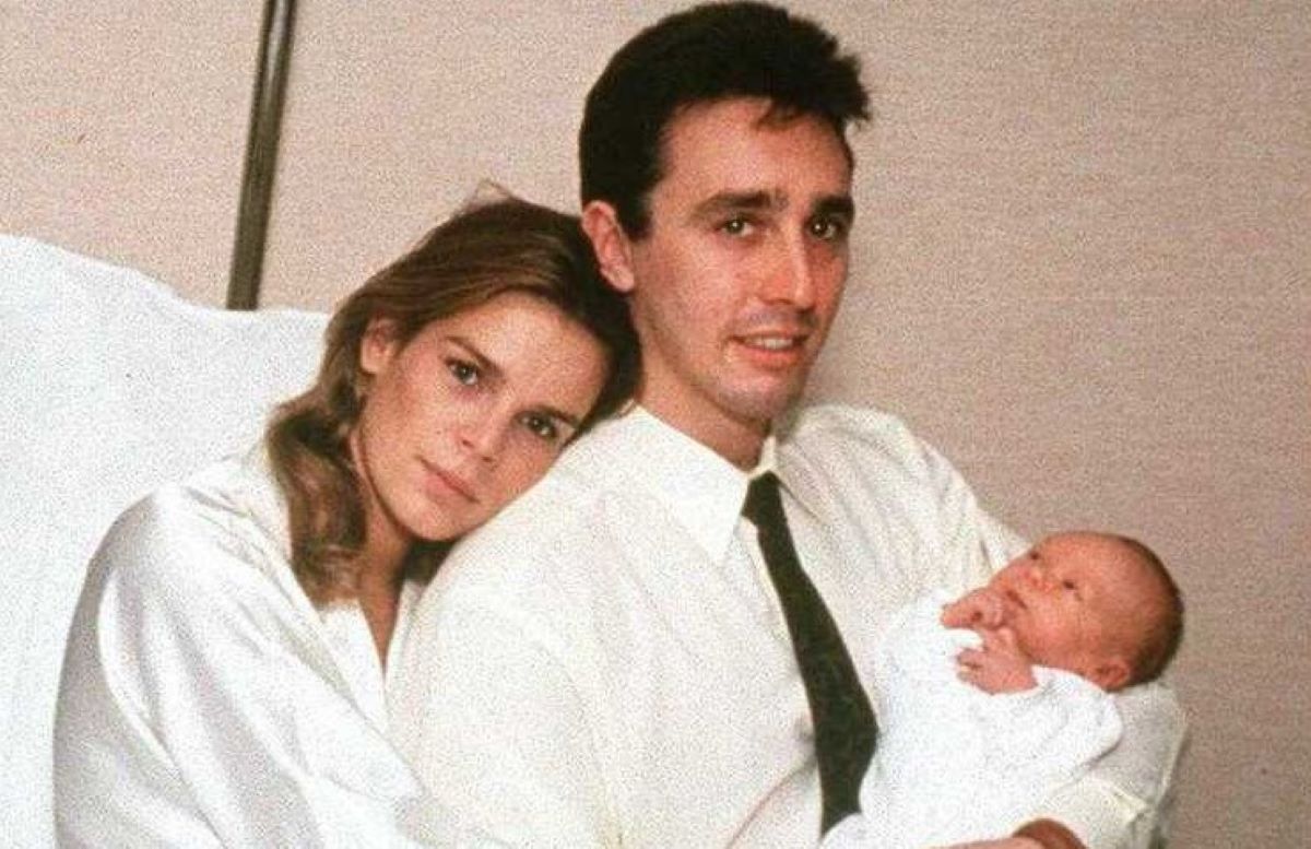 Η Στεφανί του Μονακό και ο Ντανιέλ Ντικριέ με ένα από τα παιδιά τους