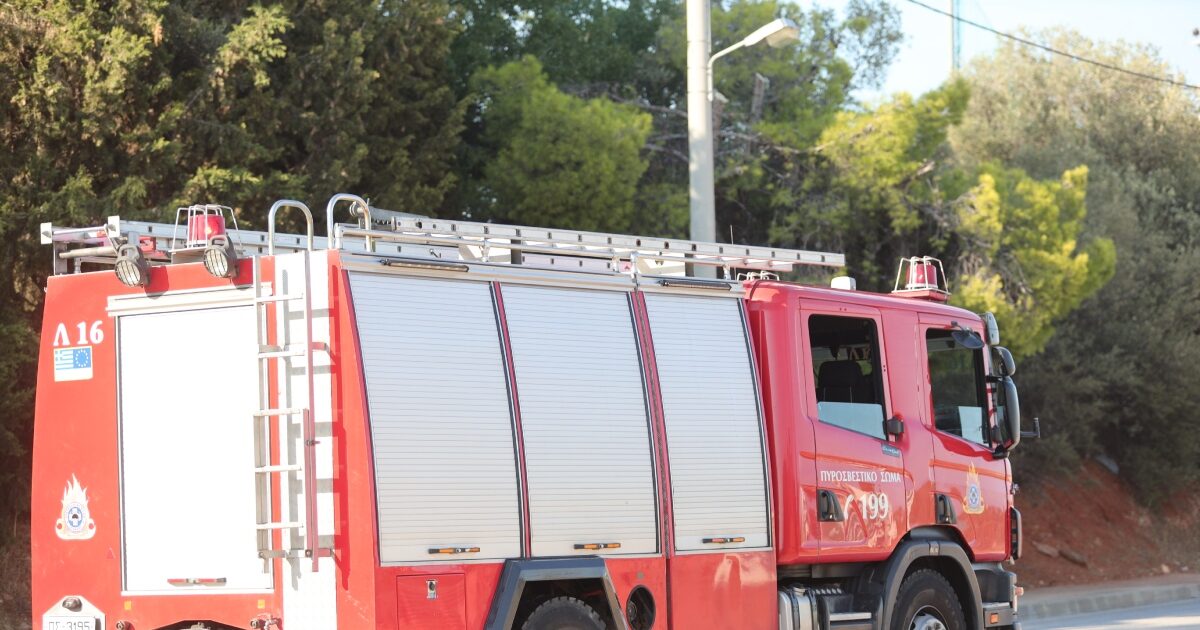 Fire in Aspropyrgos in a stationery business: fear not expanded due to flammable materials