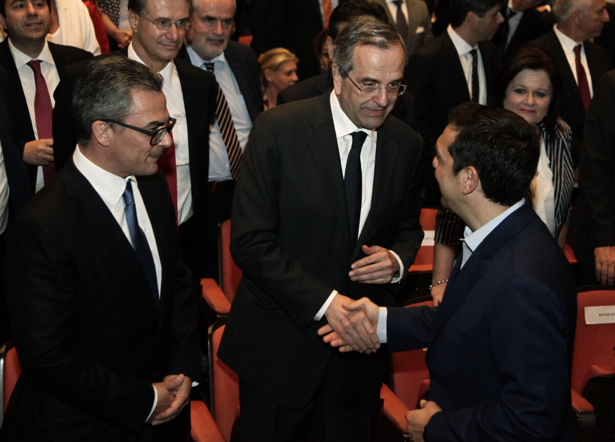 Αντώνης Σαμαράς και Αλέξης Τσίπρας
