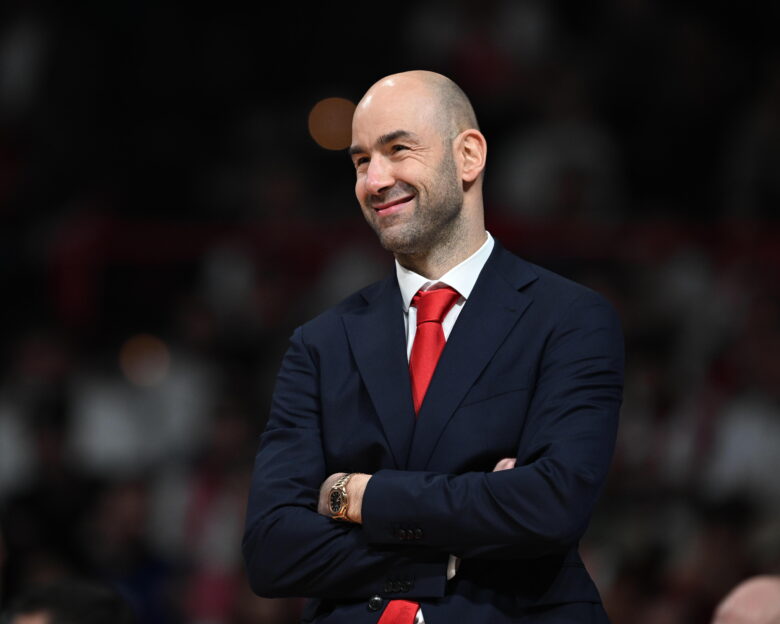 Ο Βασίλης Σπανούλης μίλησε γαλλικά στην επιστροφή του στο ΣΕΦ για το Ολυμπιακός – Μονακό