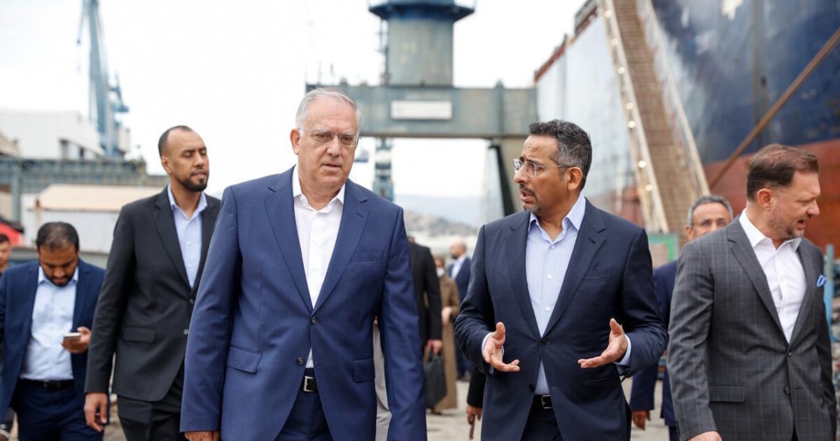 Theodorikakou meeting with the Minister of Industry of Saudi Arabia and a visit to Elefsina Shipyards