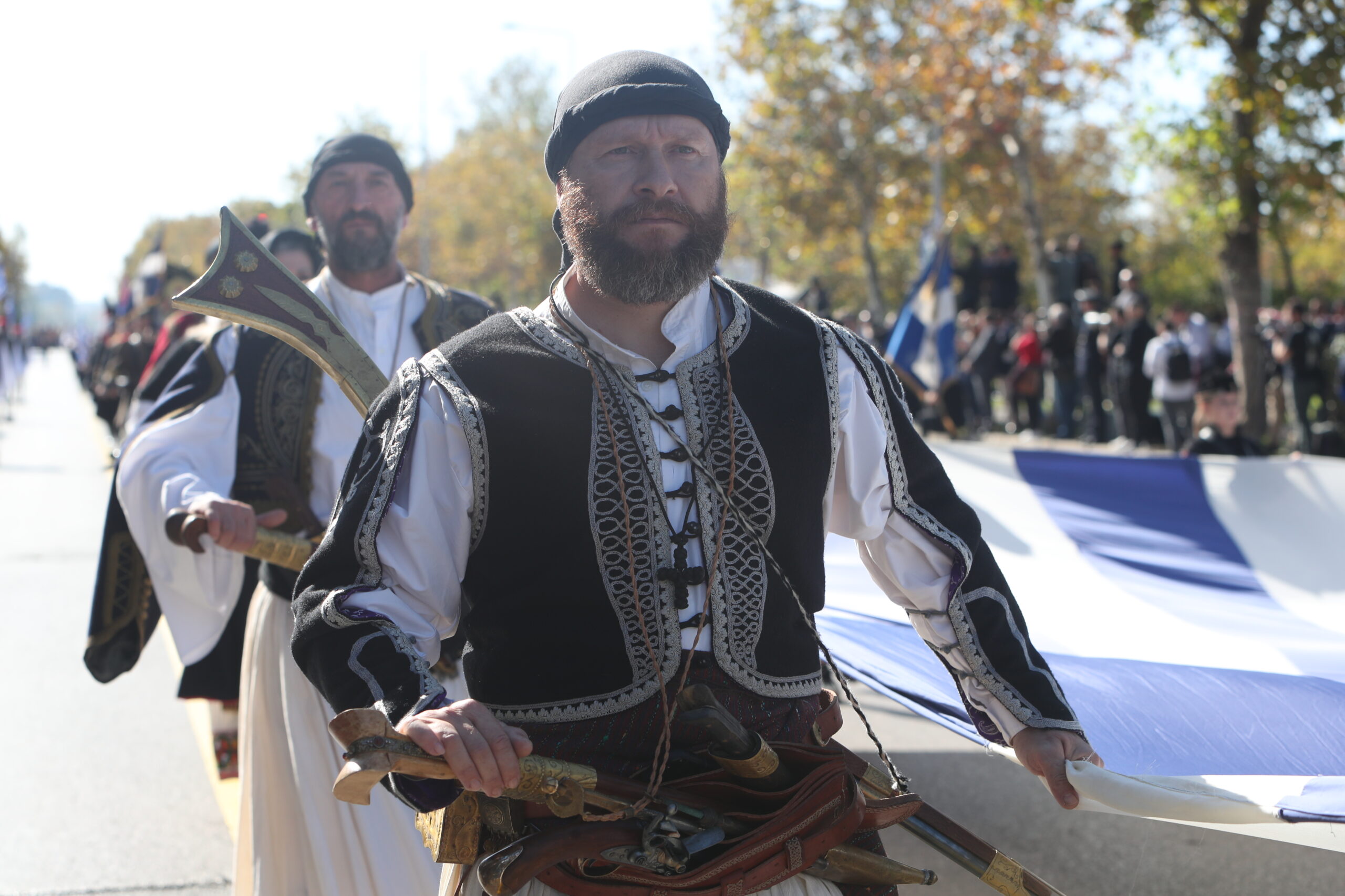 Στρατιωτική παρέλαση στην Θεσσαλονίκη για την Εθνική Επέτειο της 28ης Οκτωβρίου 1940, Τρίτη 28 Οκτωβρίου 2025. (ΒΑΣΙΛΗΣ ΒΕΡΒΕΡΙΔΗΣ/ΜΟΤΙΟΝΤΕΑΜ)
