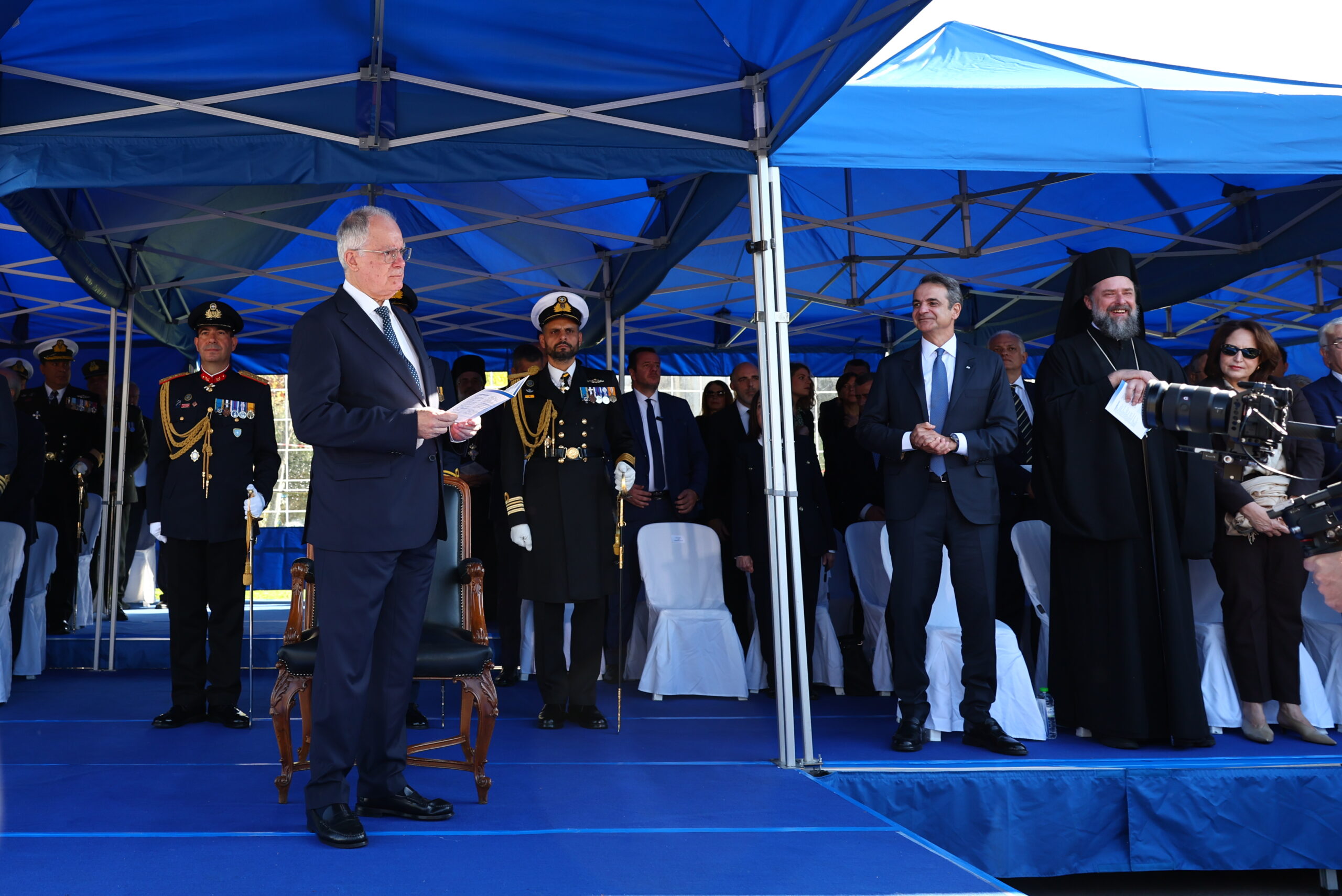 Στρατιωτική παρέλαση στην Θεσσαλονίκη για την Εθνική Επέτειο της 28ης Οκτωβρίου 1940, Τρίτη 28 Οκτωβρίου 2025. (ΡΑΦΑΗΛ ΓΕΩΡΓΙΑΔΗΣ/EUROKINISSI)