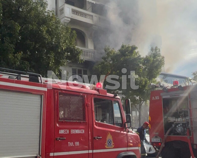 Θεσσαλονίκη: Φωτιά σε εστιατόριο στο κέντρο της πόλης – Απεγκλωβίστηκαν τρεις ηλικιωμένοι