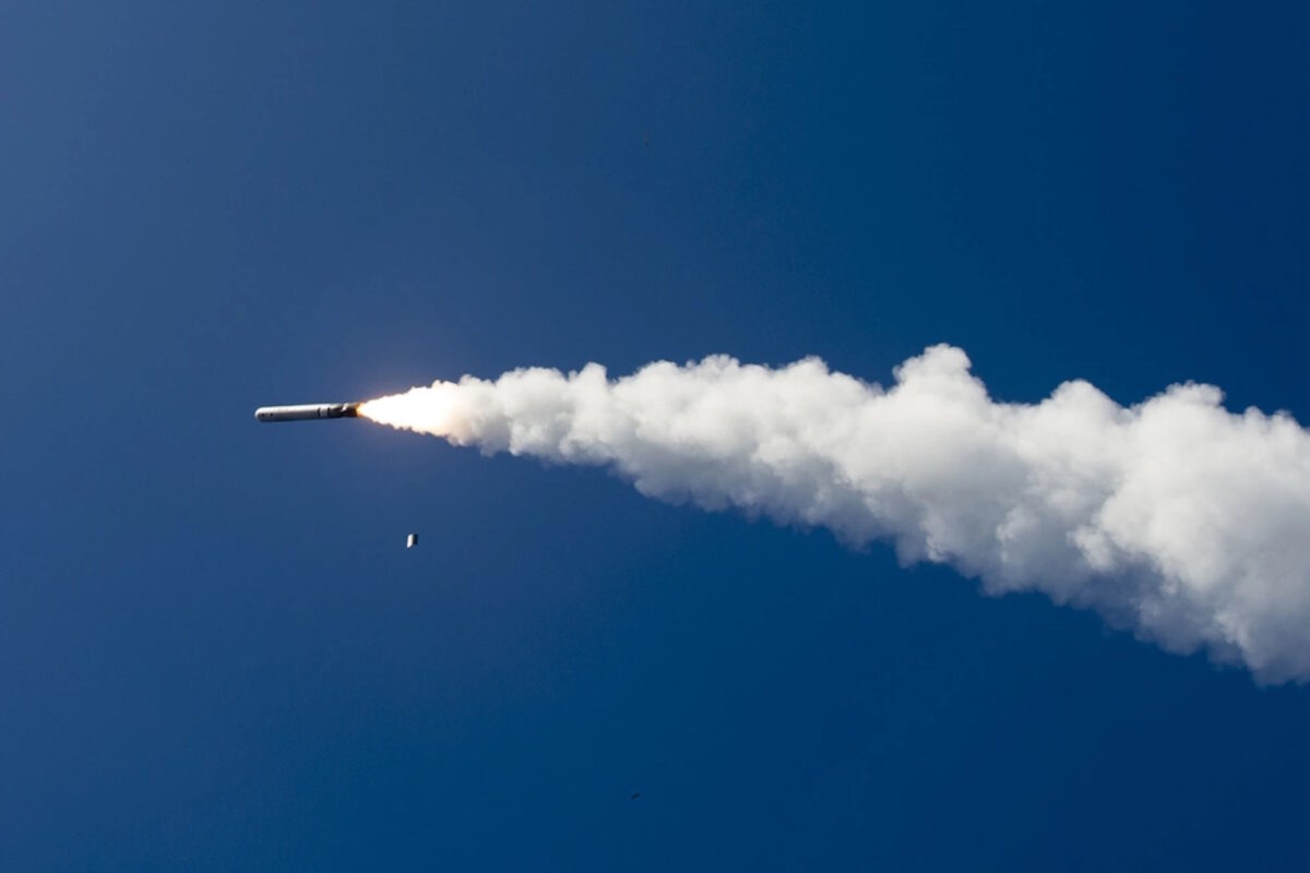 Tomahawk rocket launch
