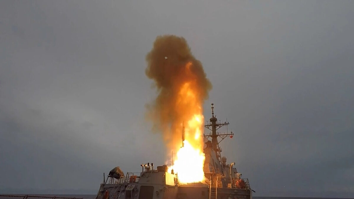 Εκτόξευση πυραύλου Tomahawk
