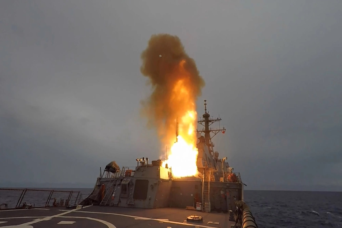 Εκτόξευση πυραύλου Tomahawk