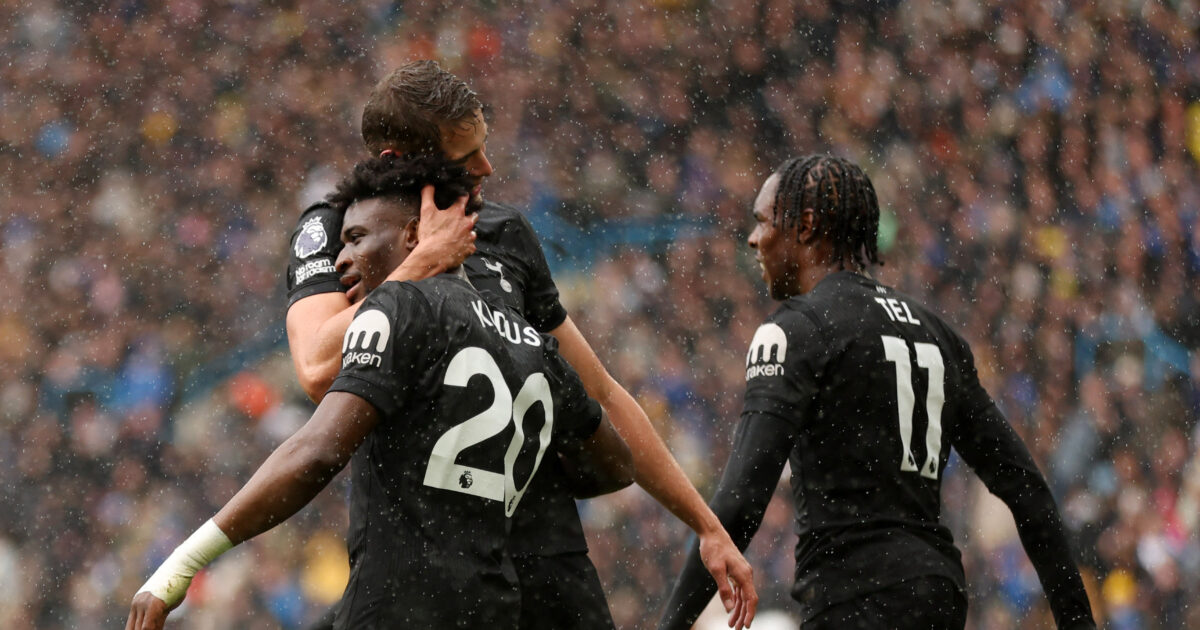 Leeds – Tottenham 1-2: The Premier League approached “Spurs”