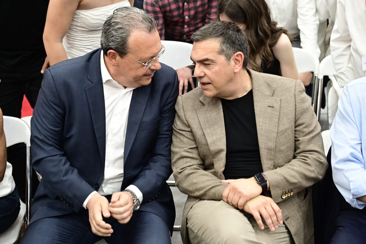 Σωκράτης Φάμελλος και Αλέξης Τσίπρας