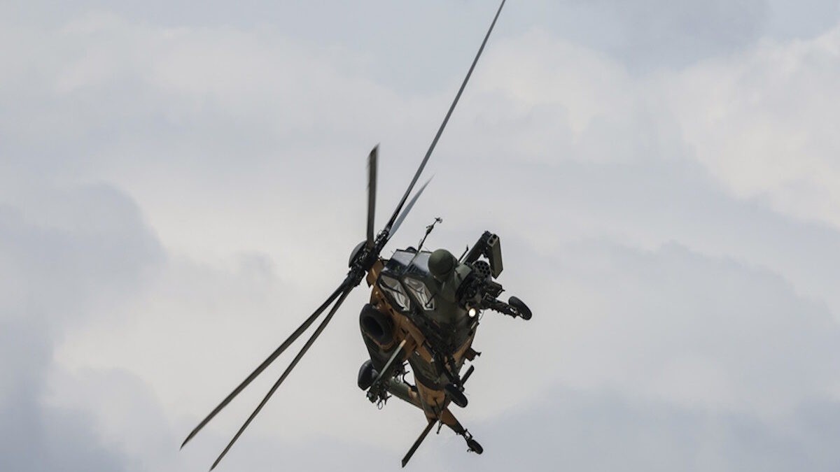 Τουρκικό στρατιωτικό ελικόπτερο τύπου T-129