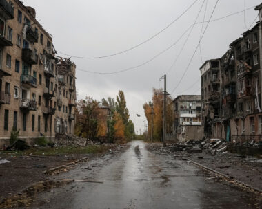 Κατεστραμμένα κτίρια στην Ουκρανία