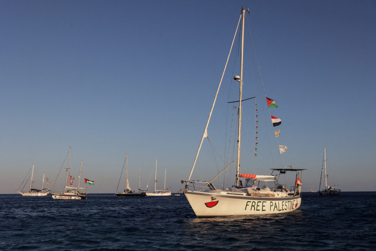 Σκάφη της Global Sumud Flotilla