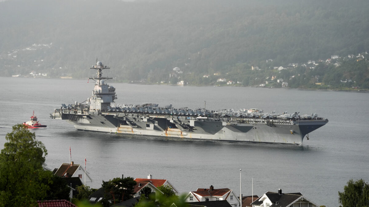 Το αμερικανικό αεροπλανοφόρο USS Gerald Ford