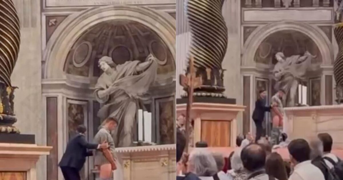 Vatican: A young man arrested in St. Peter’s Basilica