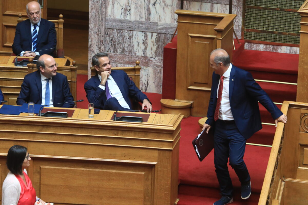 Κυριάκος Βελόπουλος και Κυριάκος Μητσοτάκης