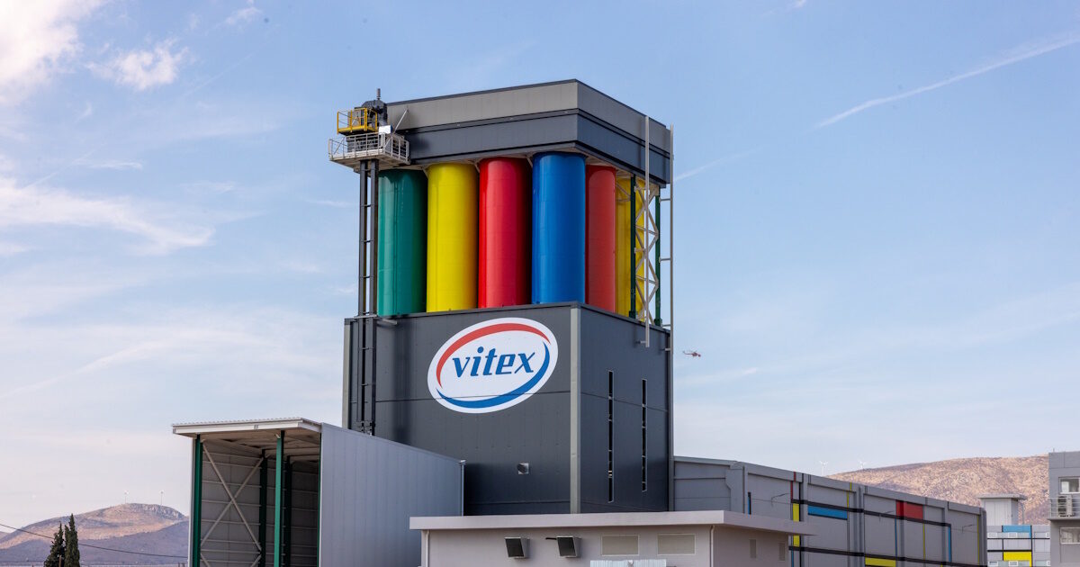 Vitex changes the landscape in the building with “Chromobyrgos”, the new state -of -the -art mortar production unit