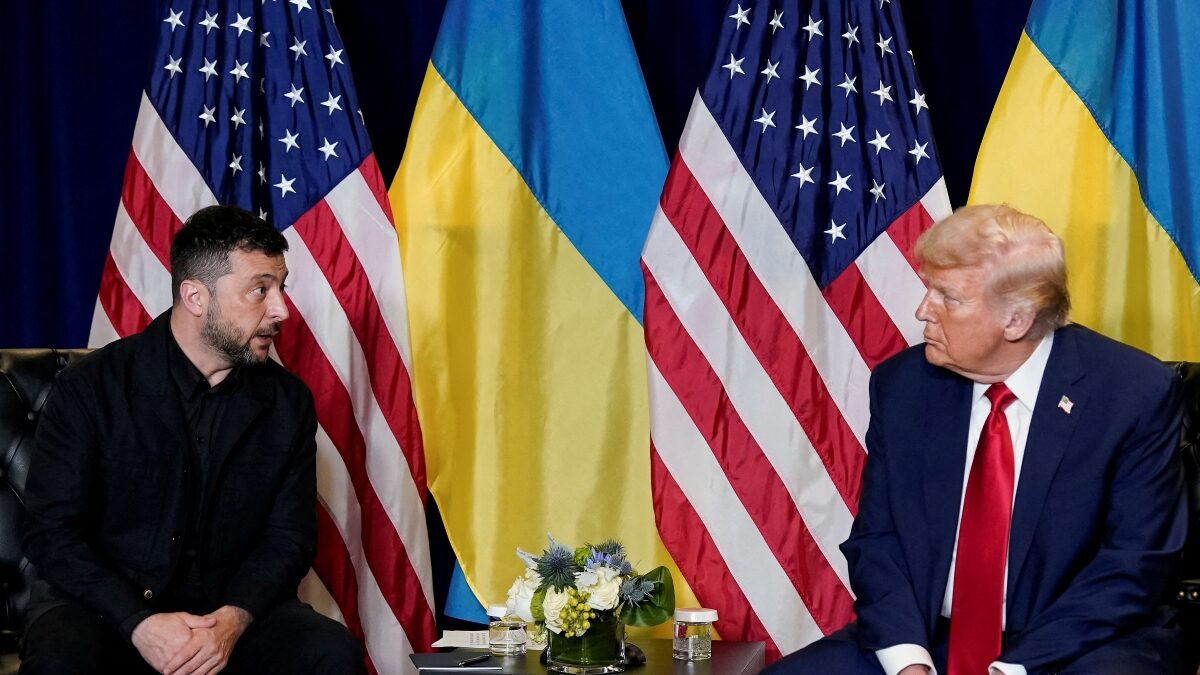 Βολοντίμιρ Ζελένσκι και Ντόναλντ Τραμπ