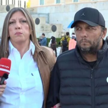 Η Ζωή Κωνσταντοπούλου με τον Πάνο Ρούτσι
