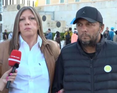 Η Ζωή Κωνσταντοπούλου με τον Πάνο Ρούτσι