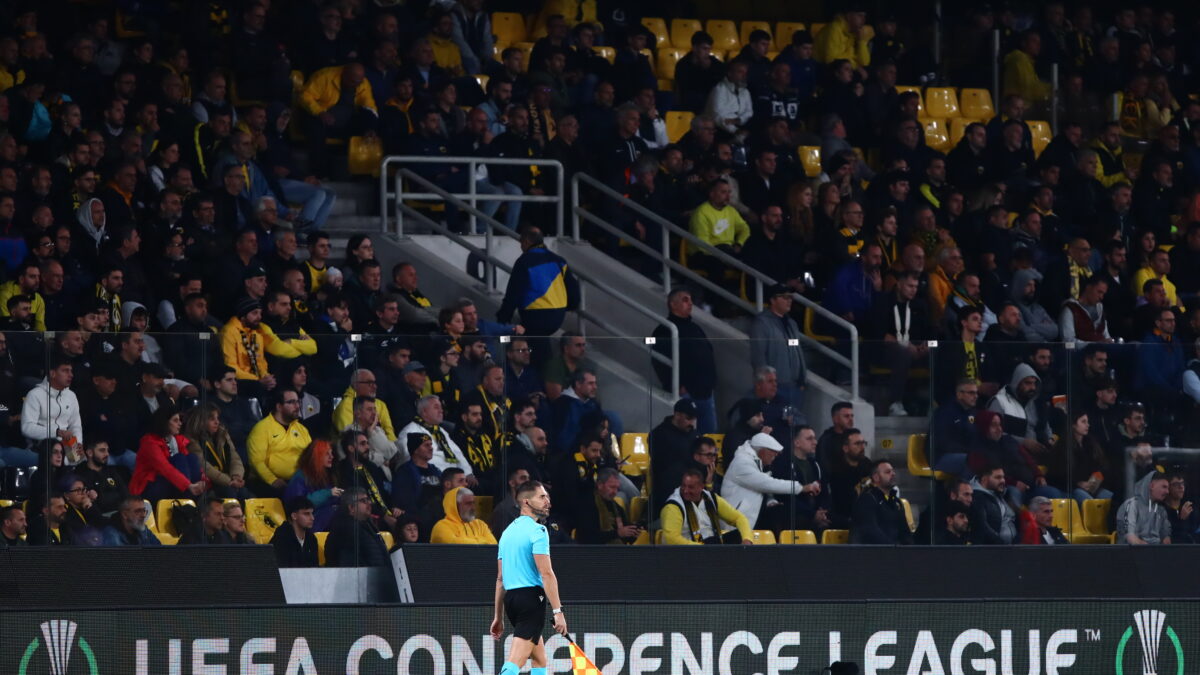 Οι οπαδοί της ΑΕΚ κόντρα στη Σάμροκ (ΑΡΓΥΡΩ ΑΝΑΣΤΑΣΙΟΥ