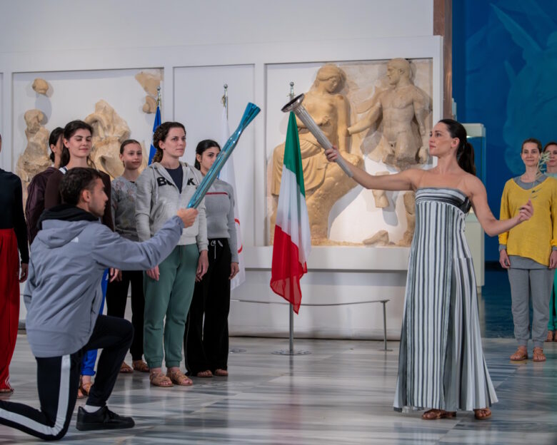 Τελετή Αφής της Ολυμπιακής Φλόγας: Πραγματοποιήθηκε η πρόβα μέσα στο Αρχαιολογικό Μουσείο της Αρχαίας Ολυμπίας