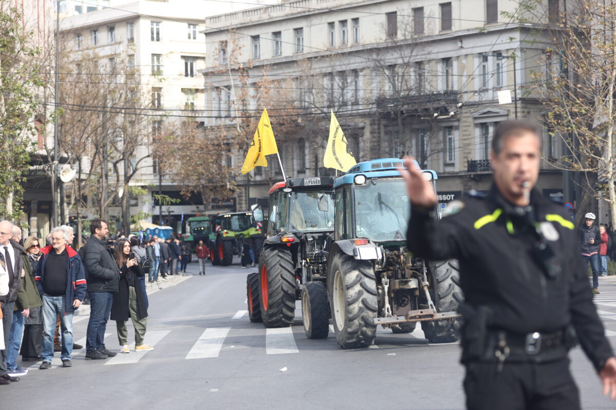 Αγρότες στην Αθήνα